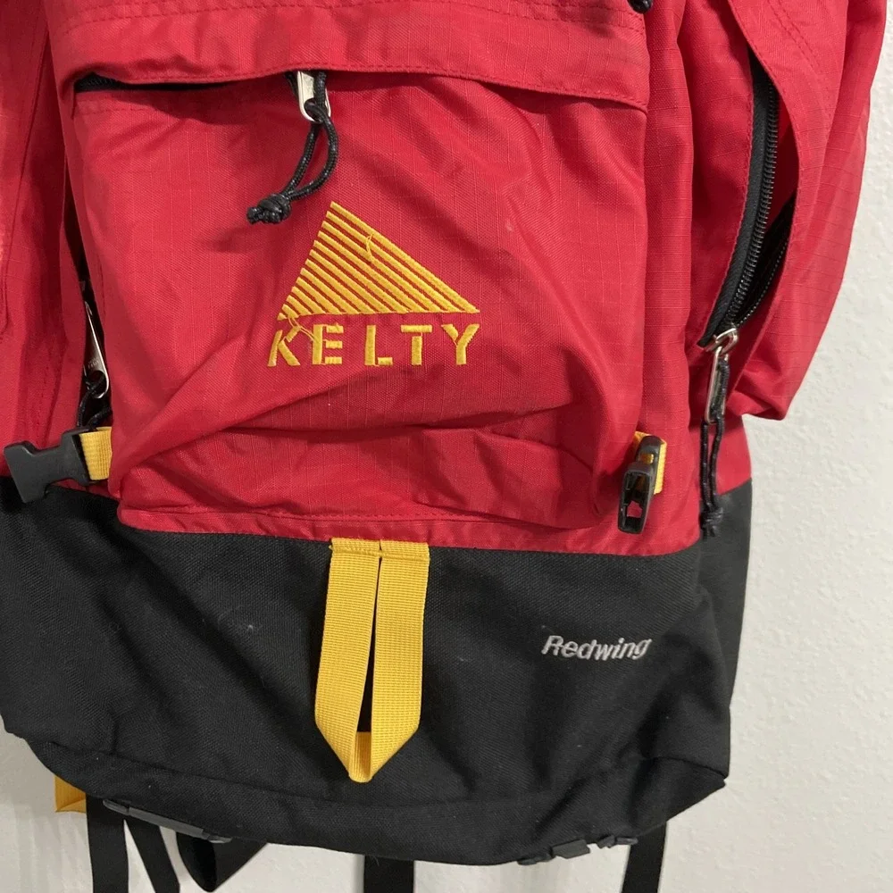 Kelty Red Wing Red Black Outdoor Camping Hiking‎ Backpack Gorpcore